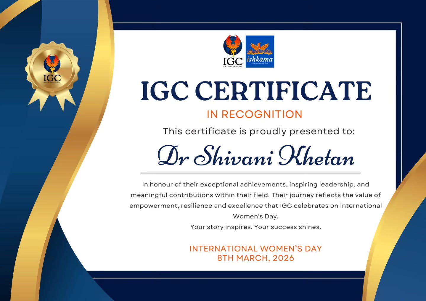 IGC certificate